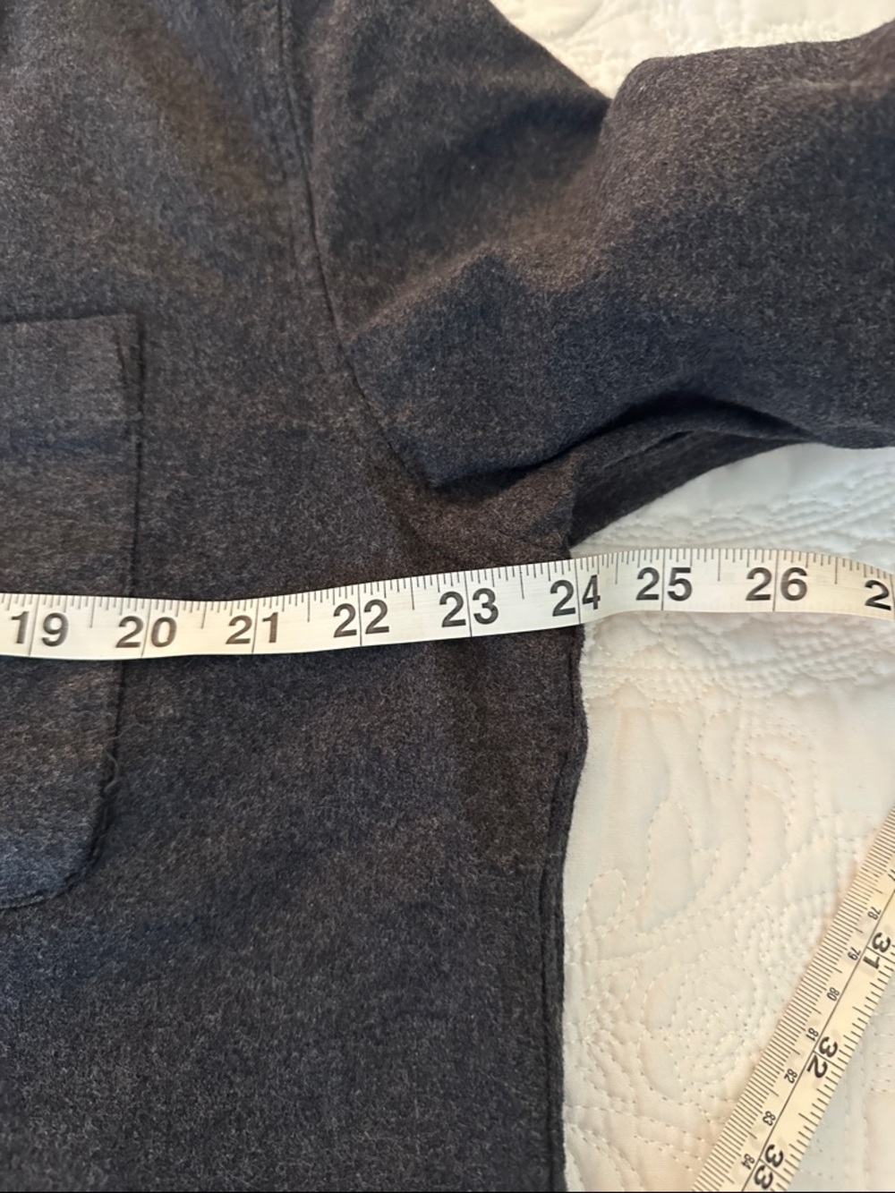 Men's Flannel Casual Dark Charcoal Button-Down Shirt - Unbranded - Picture 8 of 10
